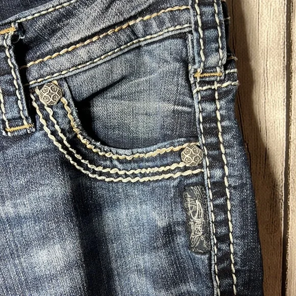 Silver Frances distressed jeans size 27 - Picture 6 of 14